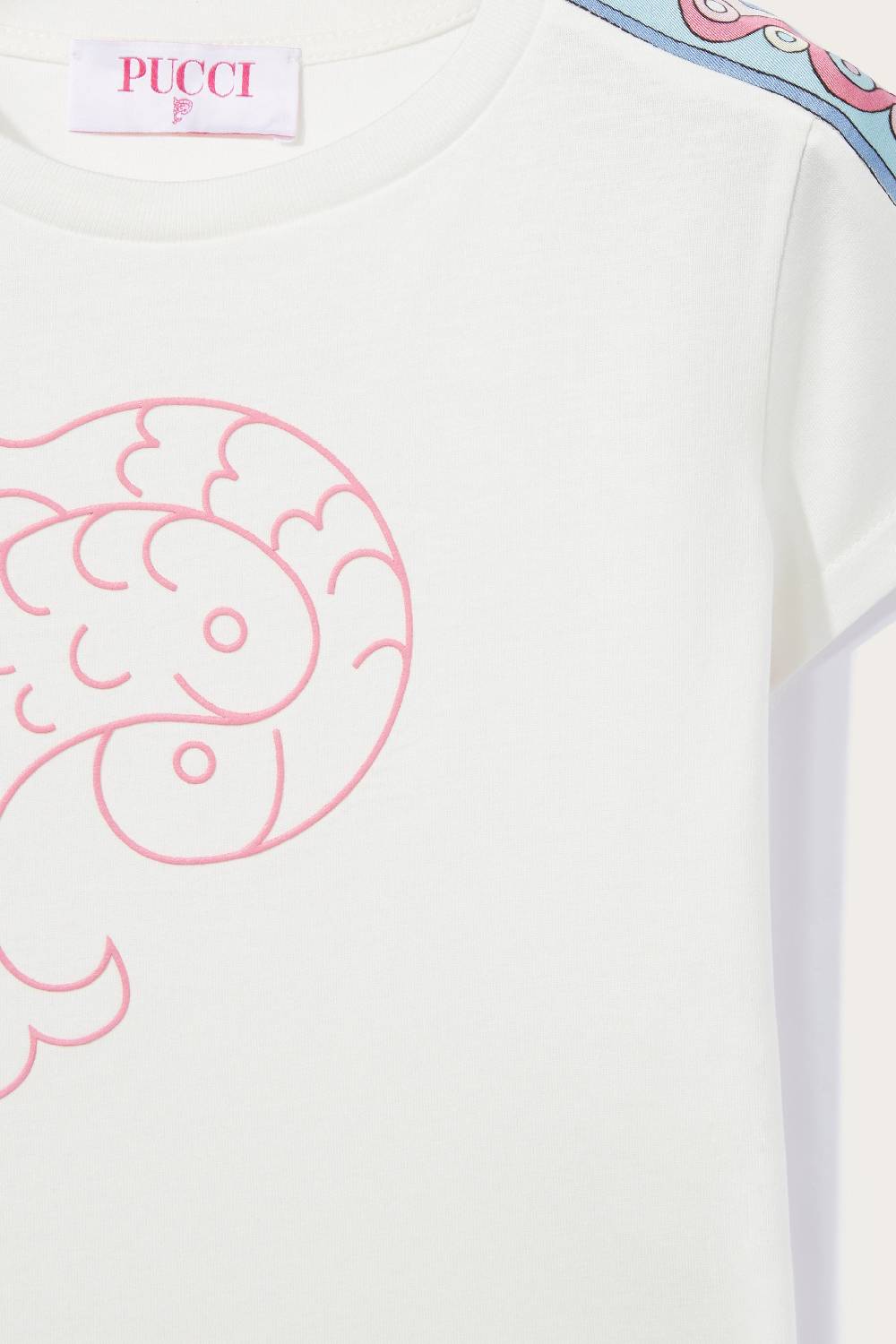 Pucci T-shirt con logo Saldi Di Fabbrica