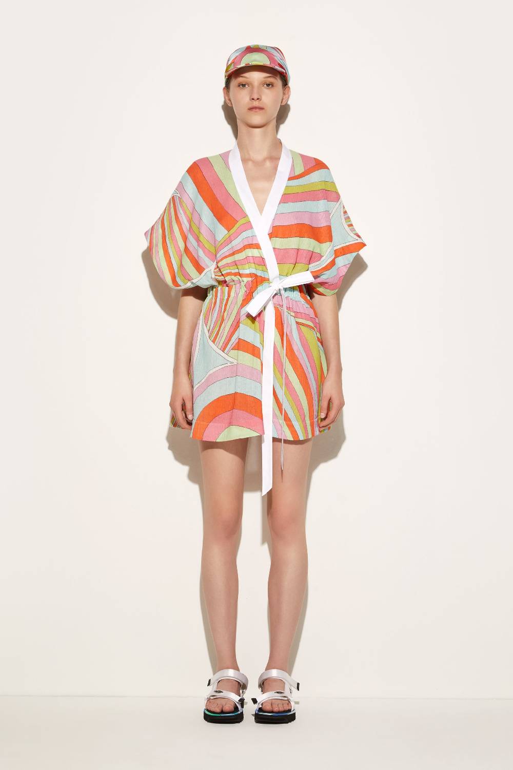 Pucci Mini abito con stampa Iride In Linea