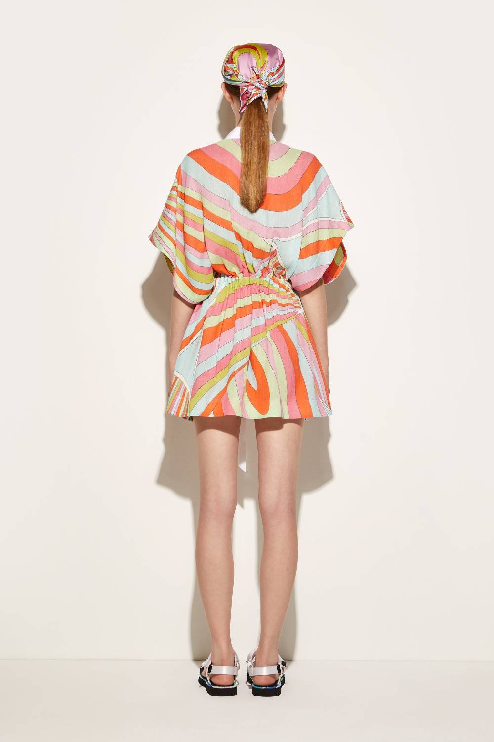 Pucci Mini abito con stampa Iride In Linea