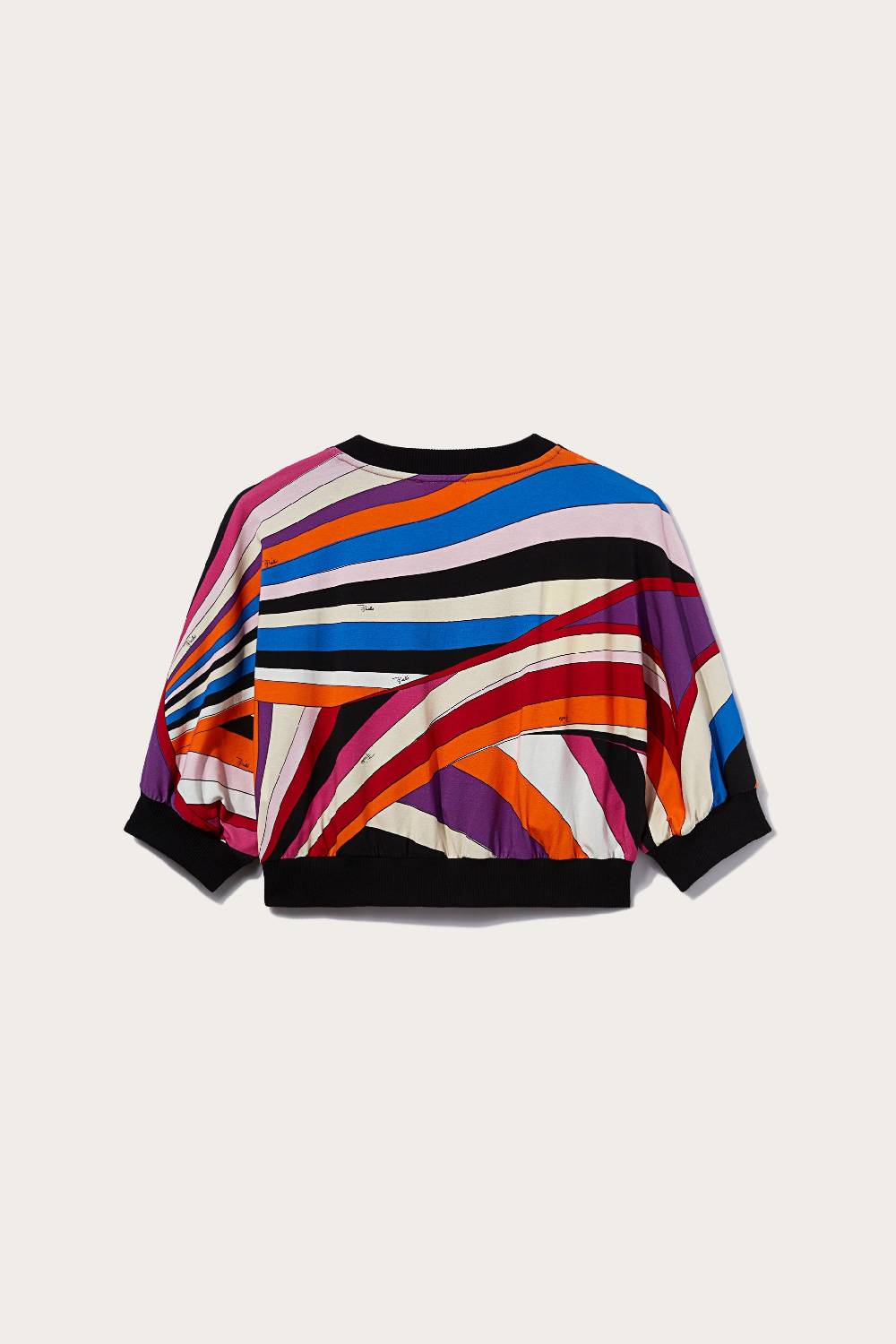 Pucci Felpa con inserto Iride Qualità Garantita