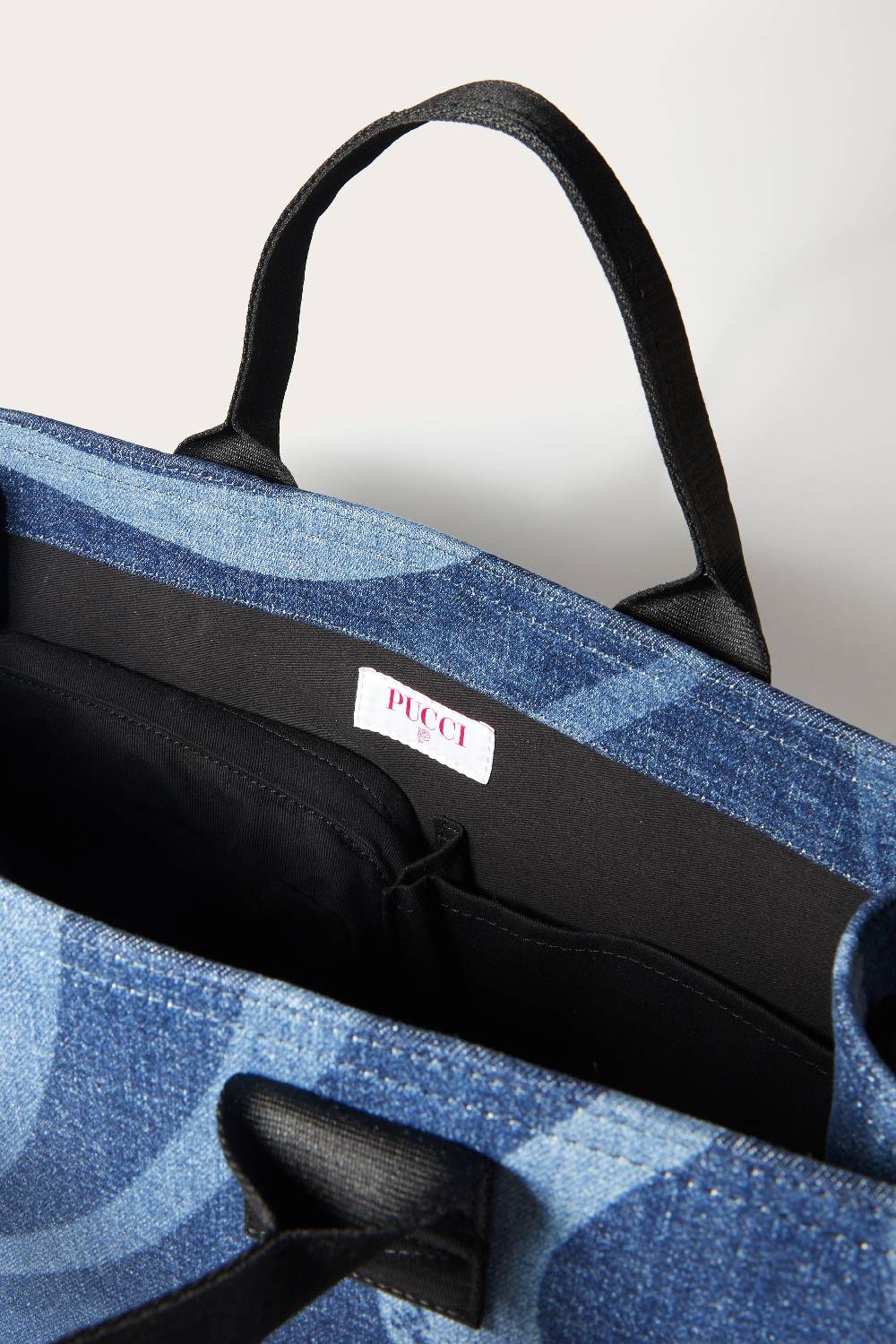 Pucci Marmo-Print Denim Changing Bag Promozione Limitata