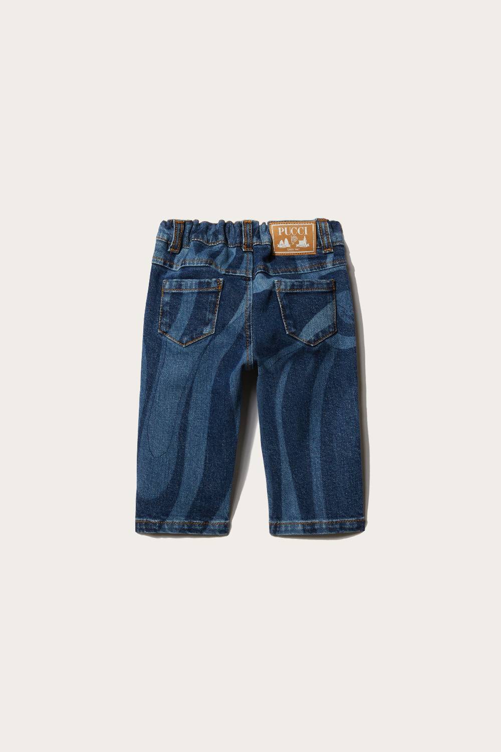 Pucci Marmo-Print Straight-Leg Jeans Offerta