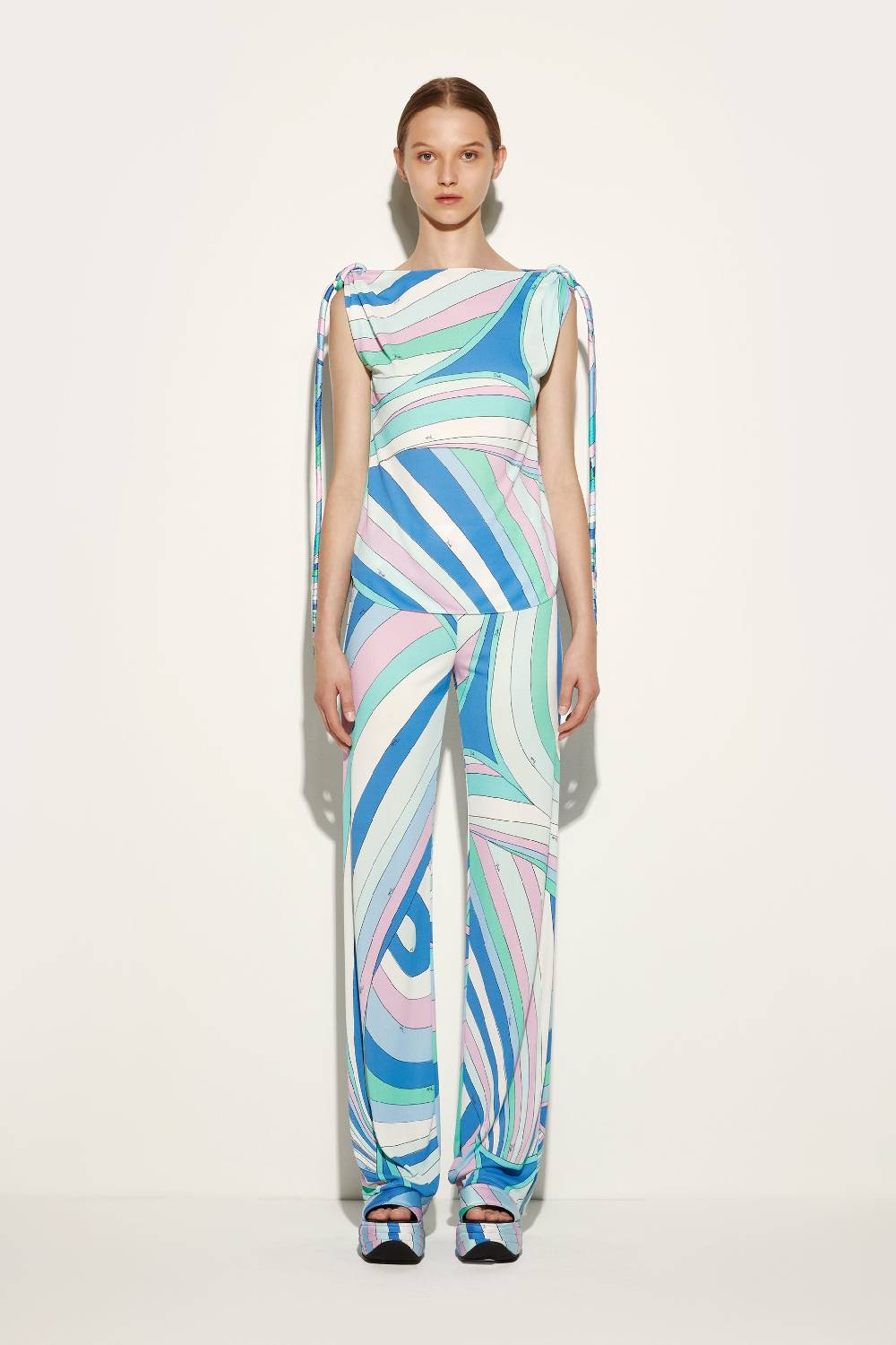 Pucci Top con stampa Iride In Vendita