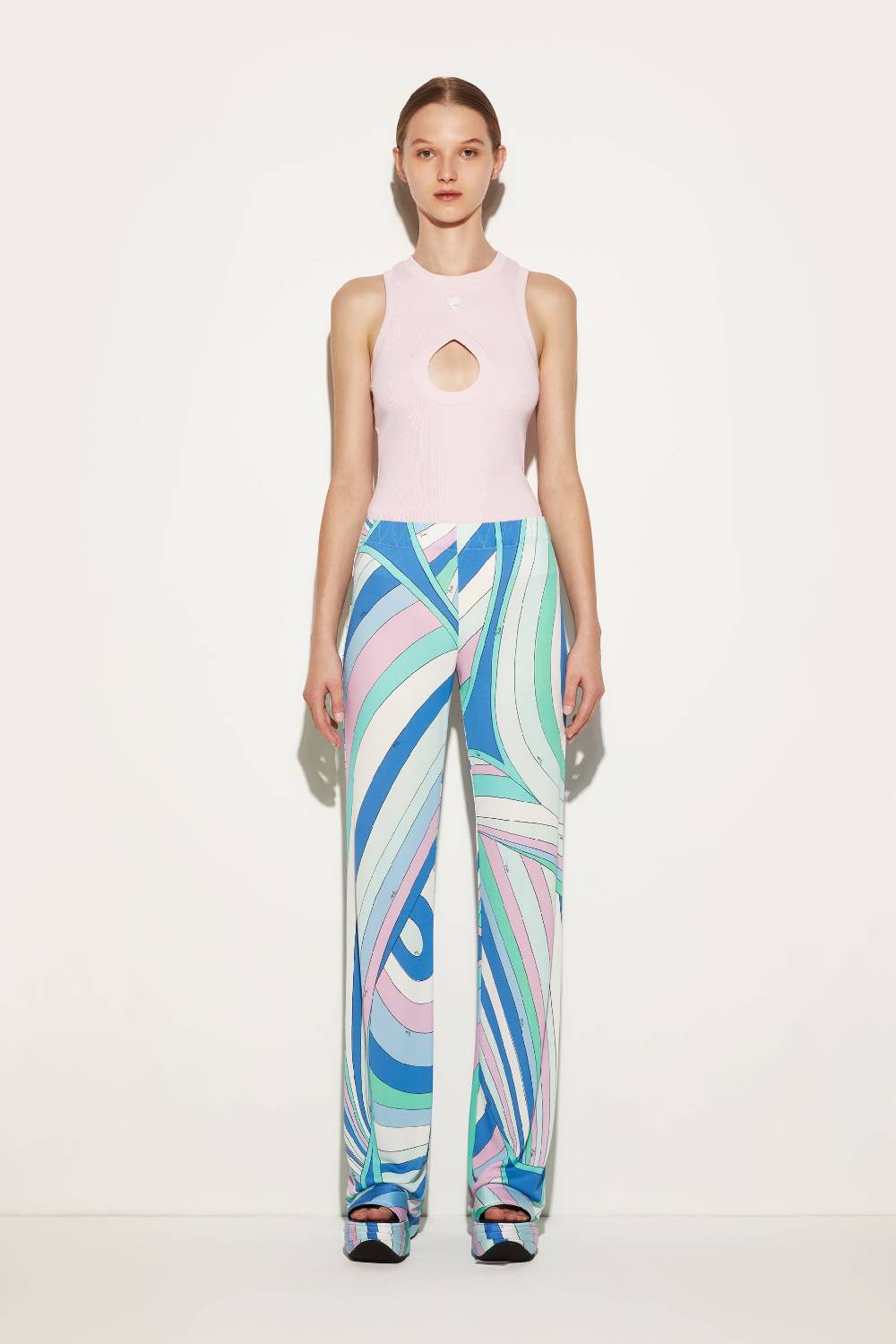 Pucci Pantaloni con stampa Iride Saldi