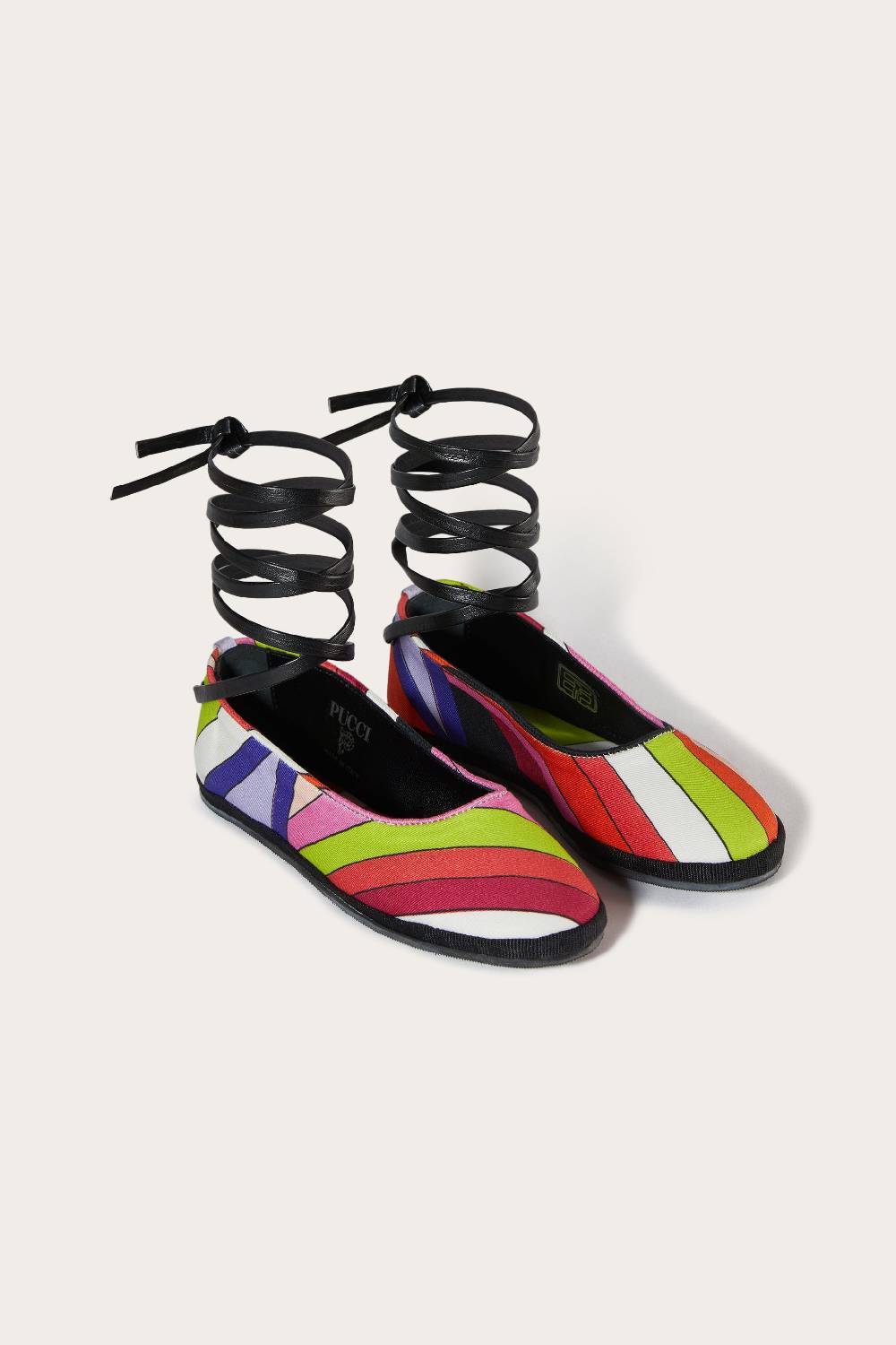 Pucci Iride-Print Ballet Pumps Moda
