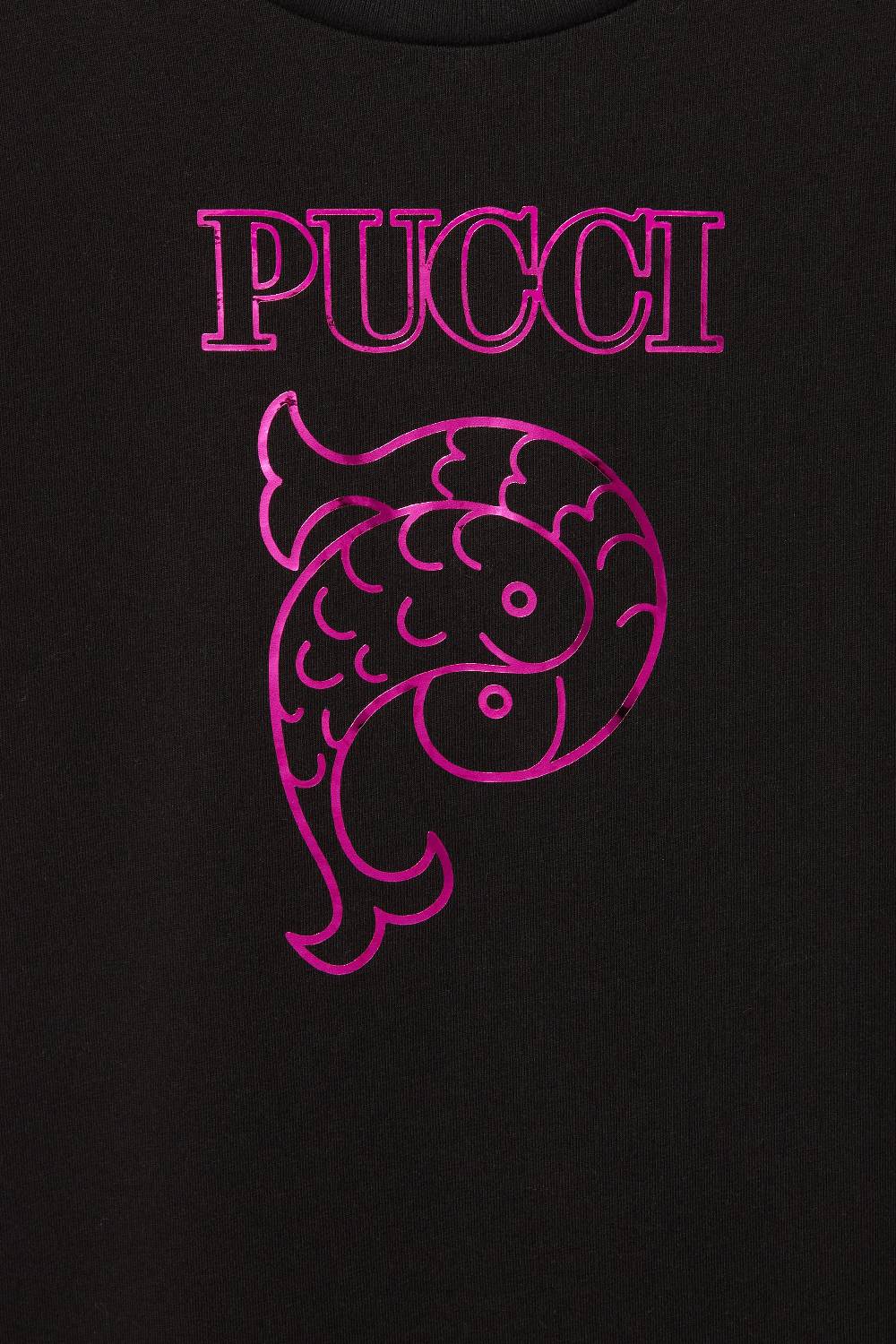 Pucci Logo-Print Cotton Dress Presa