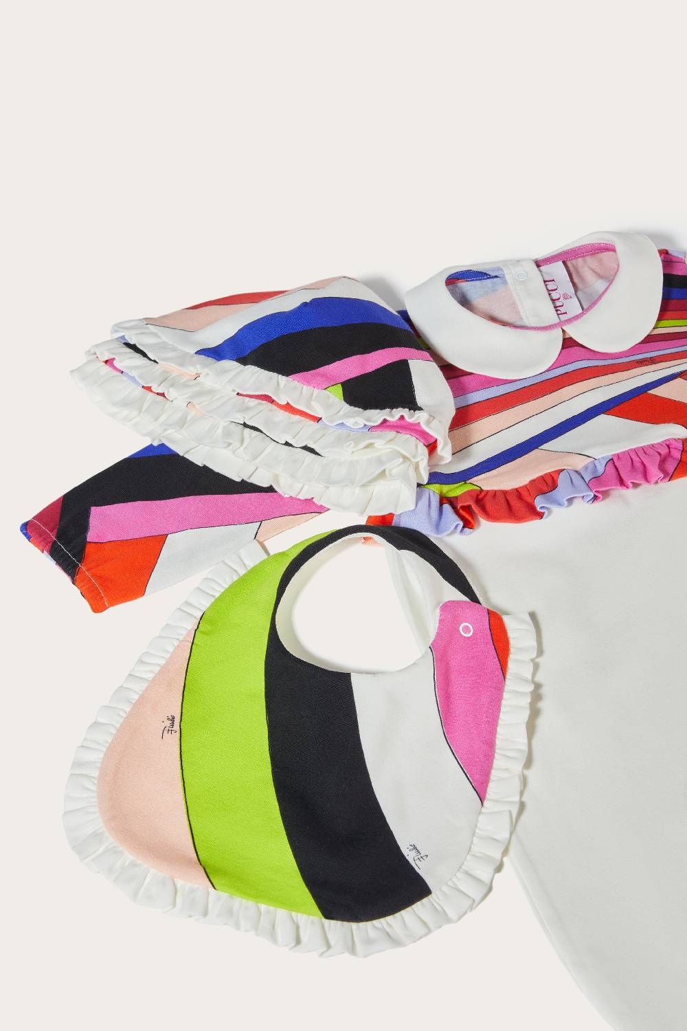 Pucci Iride-Print Babygrow Set Vendita