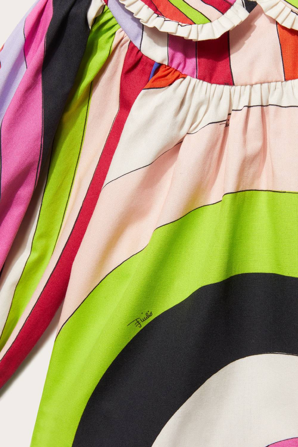 Pucci Iride-Print Cotton Top Spedizione Gratuita