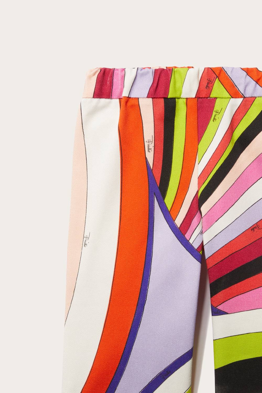 Pucci Iride-Print Cotton Trousers Presa