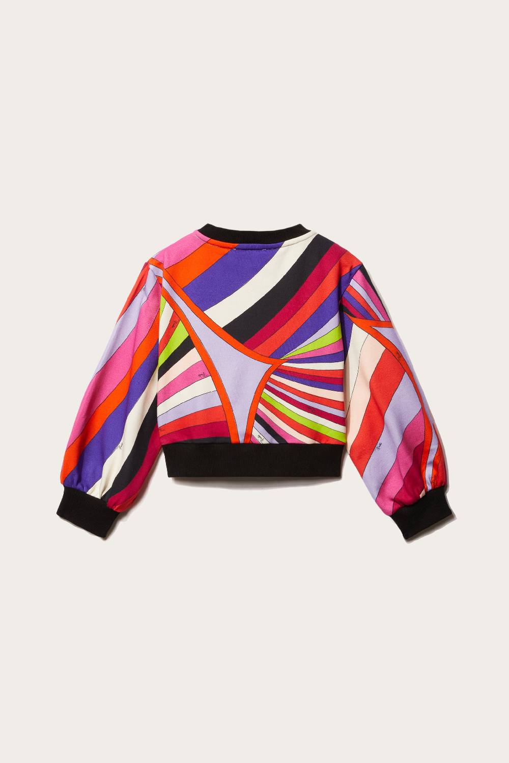 Pucci Iride-Print Cotton Sweatshirt Fornitura limitata
