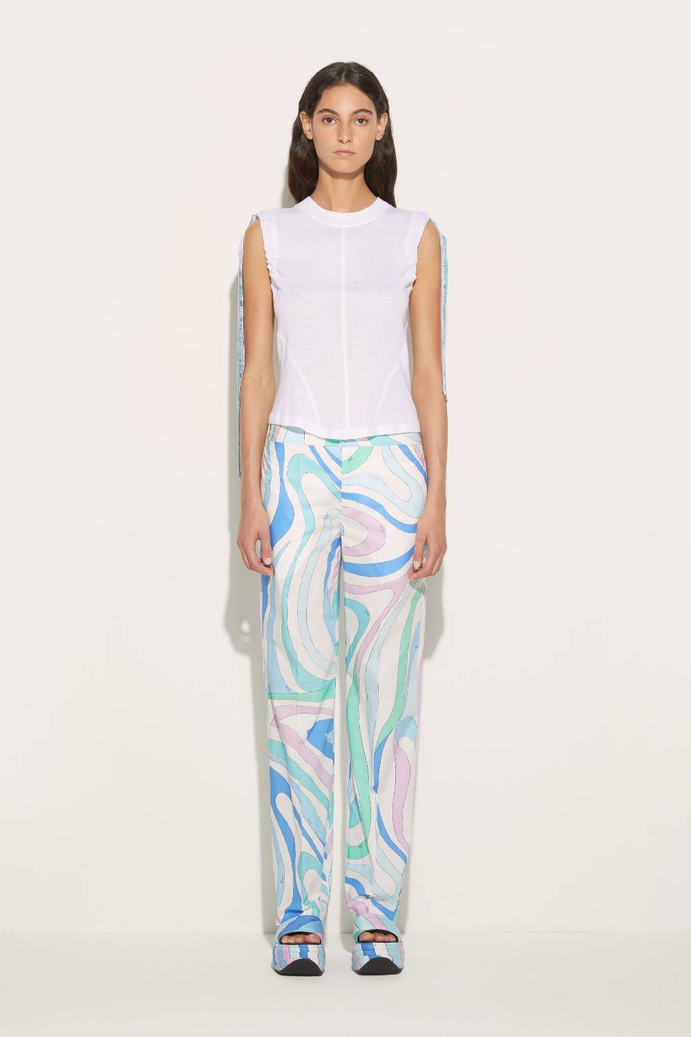 Pucci Pantaloni con stampa Marmo Italy