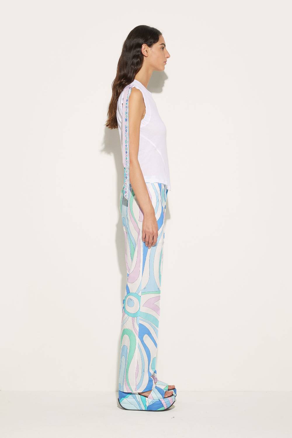 Pucci Pantaloni con stampa Marmo Italy