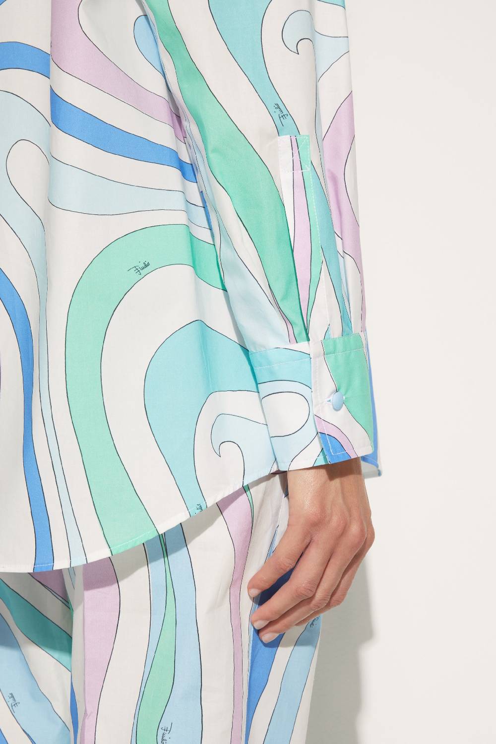 Pucci Camicia con stampa Marmo Promozione Limitata