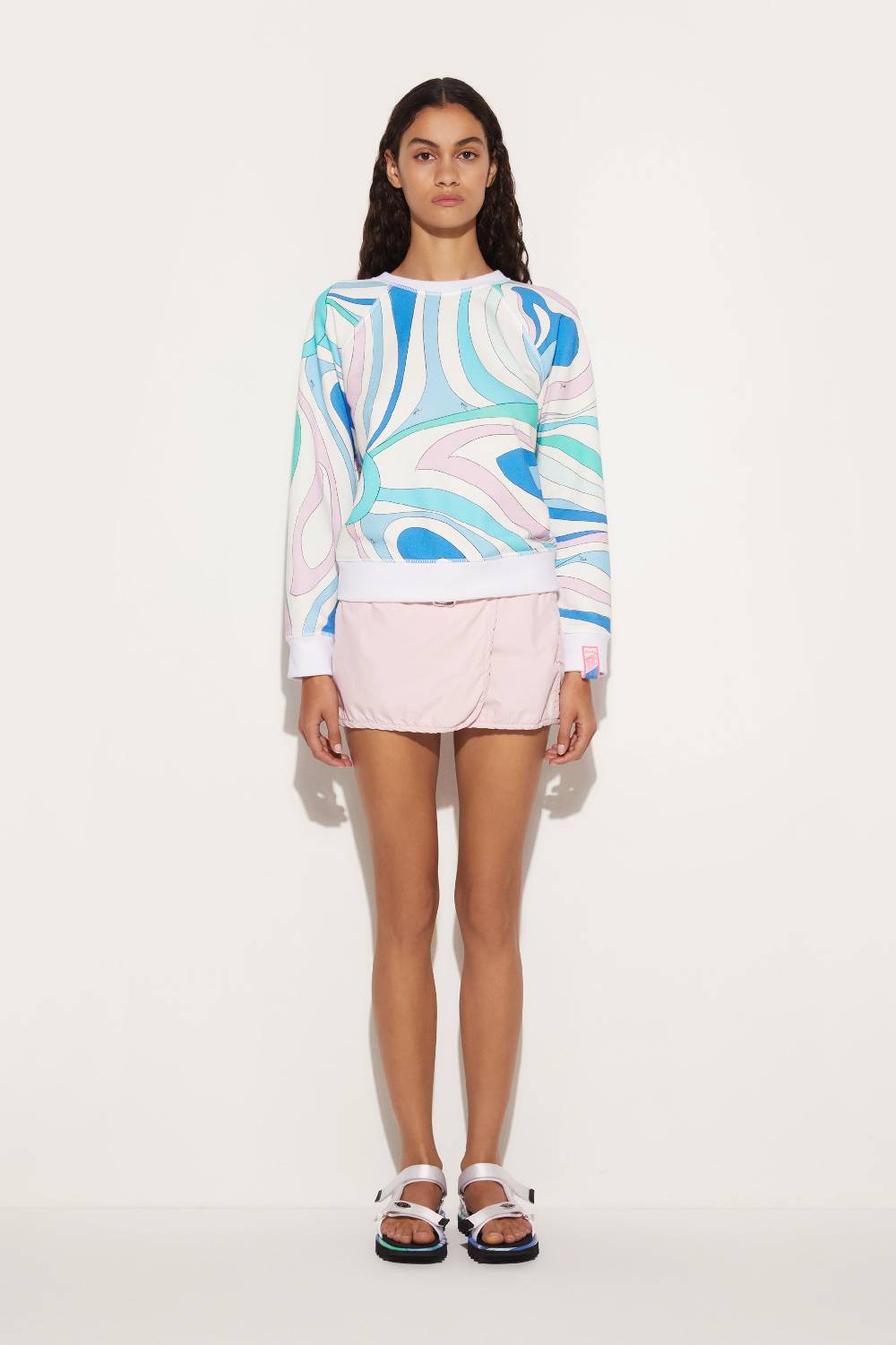 Pucci Felpa con stampa Marmo Shopping Online