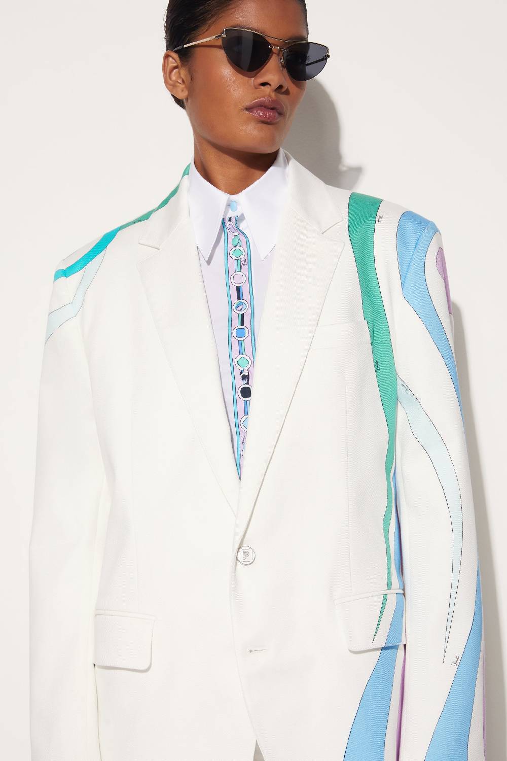 Pucci Blazer monopetto con finiture Marmo Prezzo Ridotto