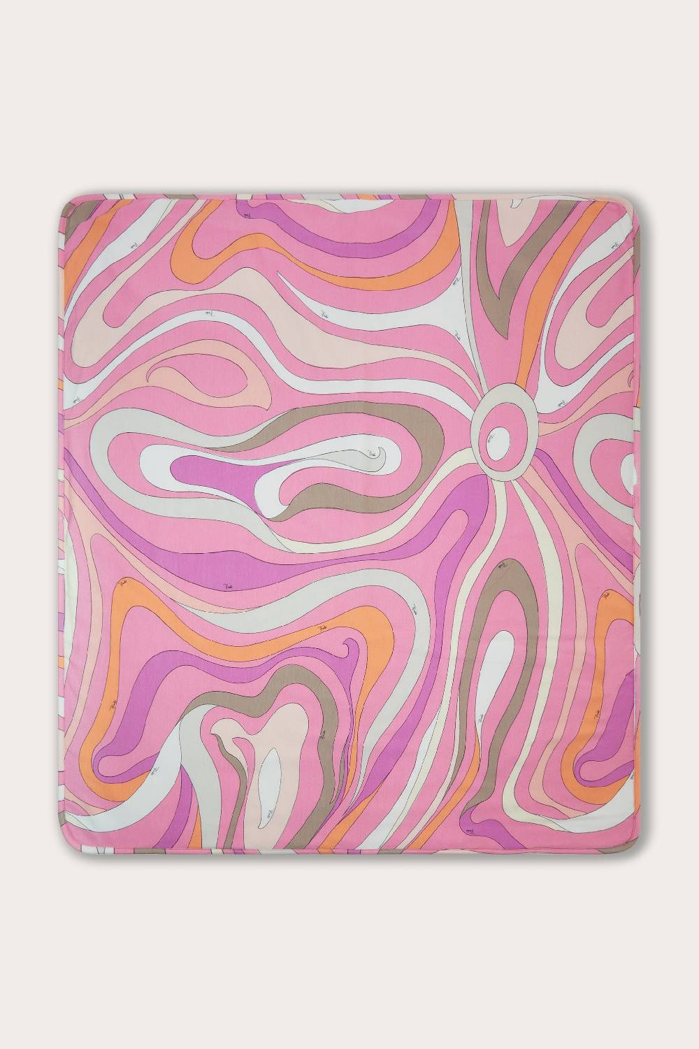 Pucci Marmo-Print Baby Blanket Saldi Di Fabbrica