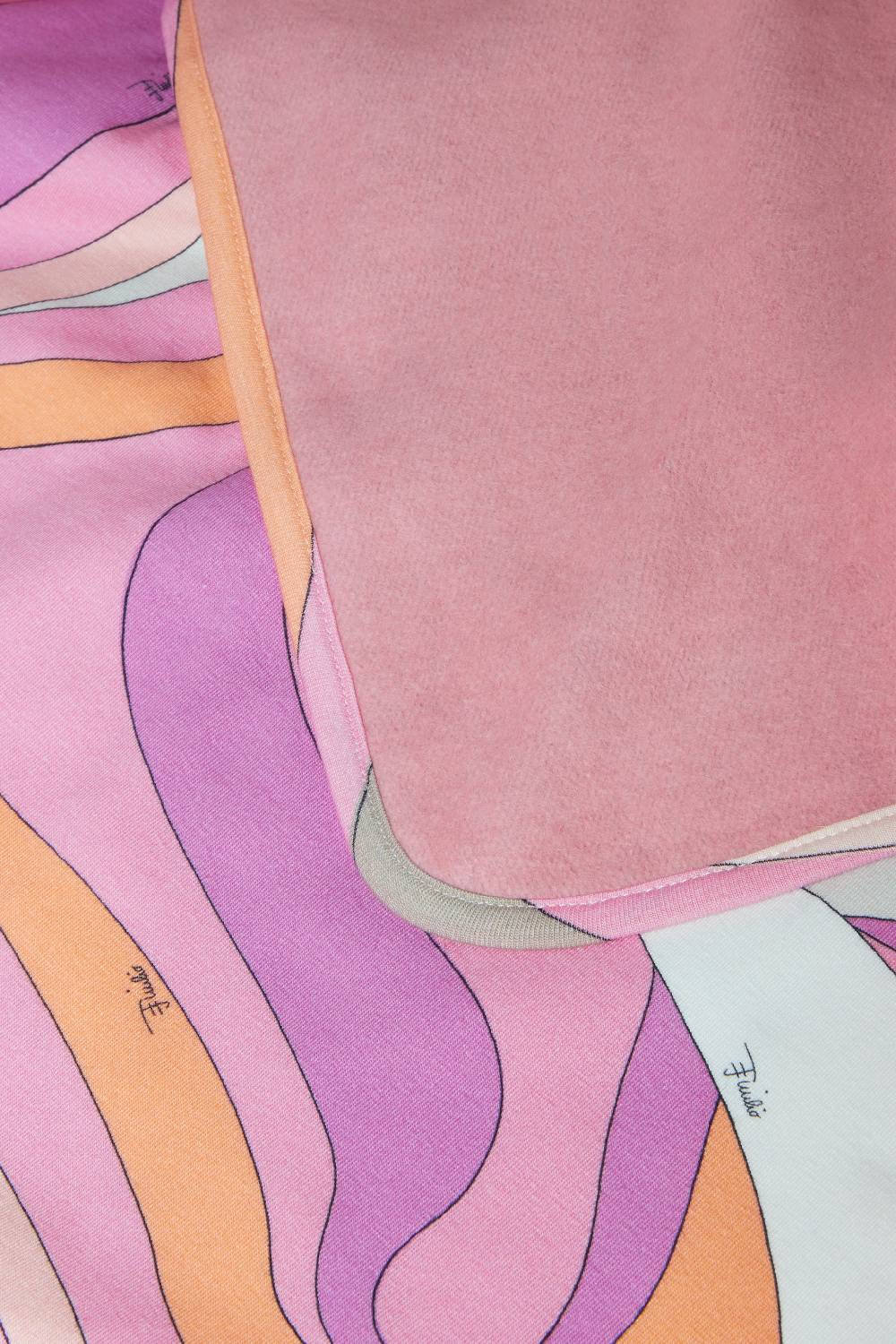 Pucci Marmo-Print Baby Blanket Saldi Di Fabbrica