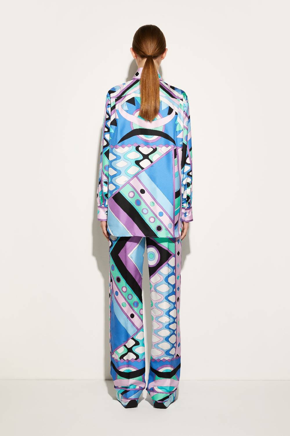 Pucci Camicia in seta con stampa Vivara 2025