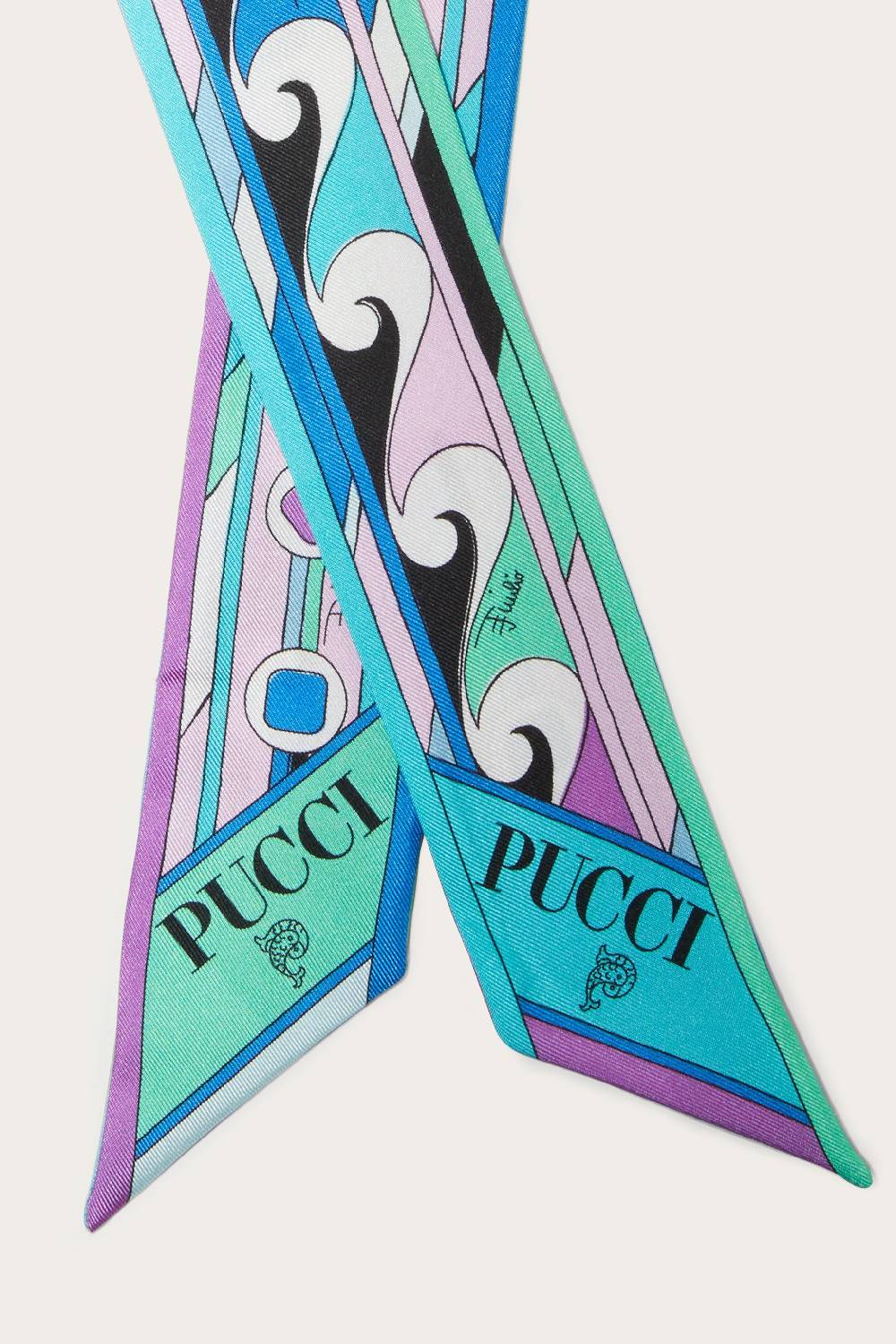 Pucci Foulard in seta con stampa Vivara Vendita