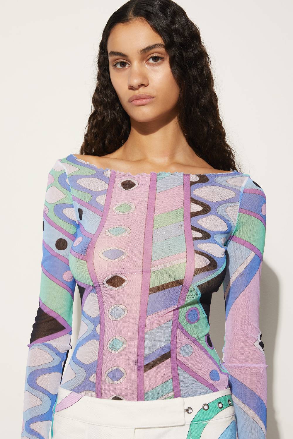 Pucci Top con stampa Vivara Sottocosto
