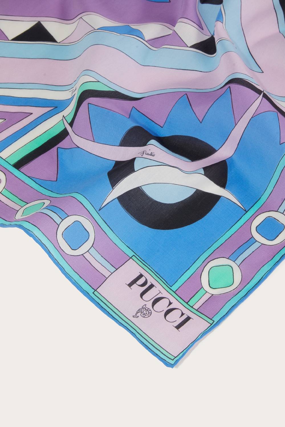 Pucci Carré piccolo con stampa Vivara Offerte
