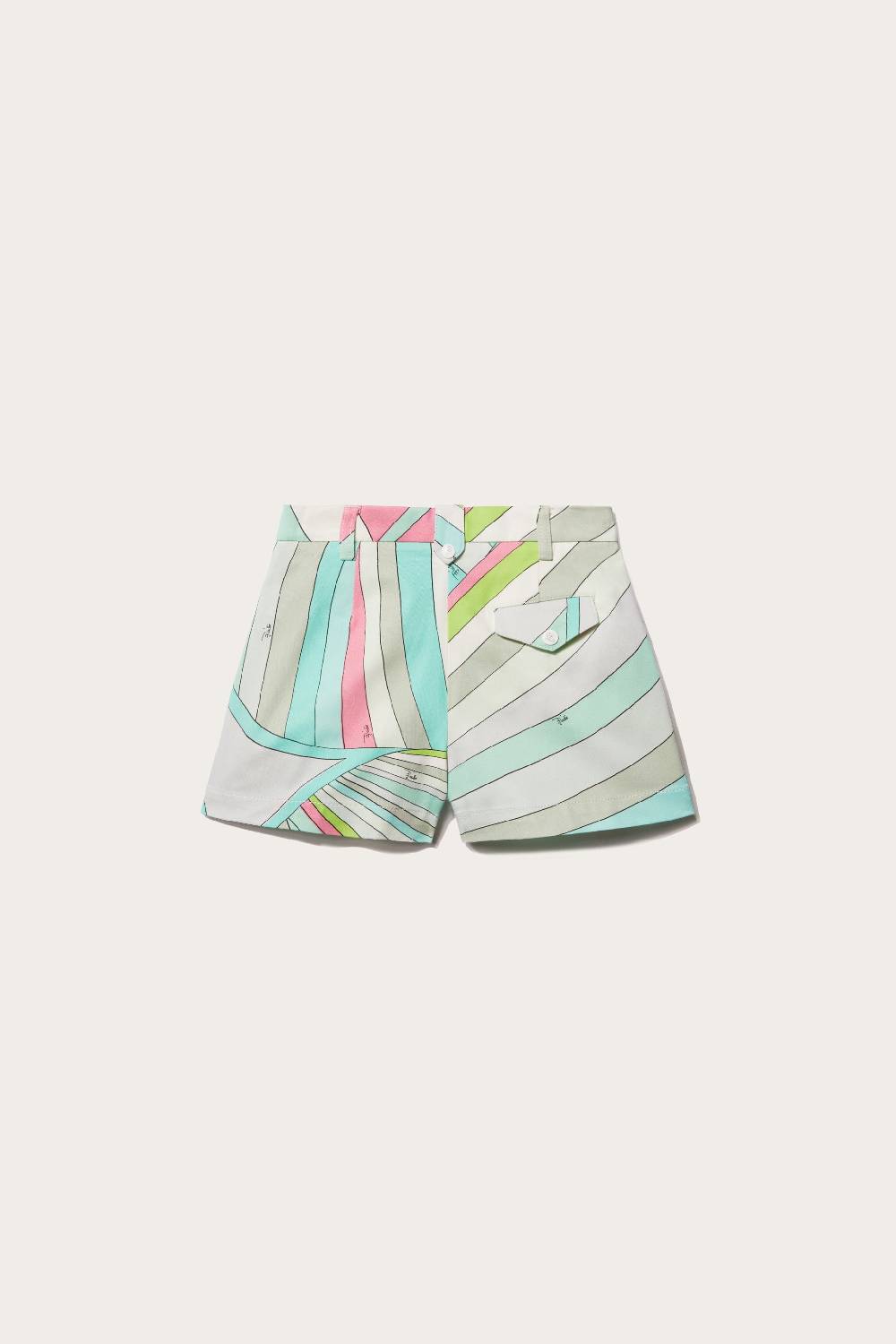 Pucci Iride-Print Shorts Moda