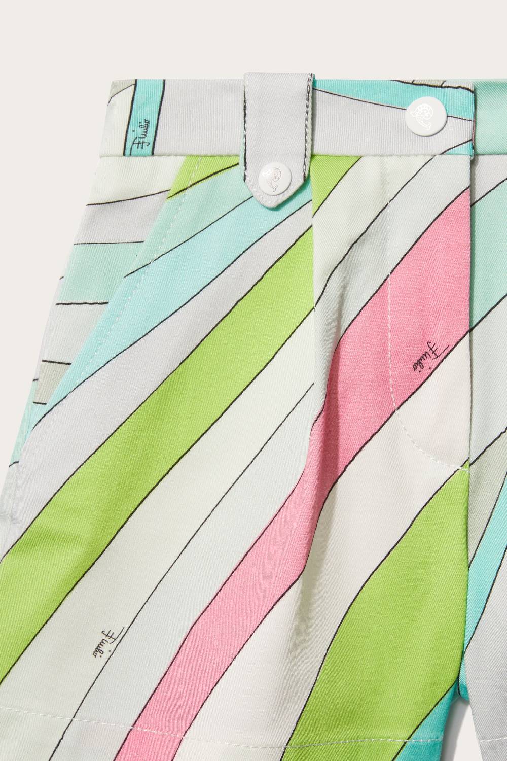 Pucci Iride-Print Shorts Moda