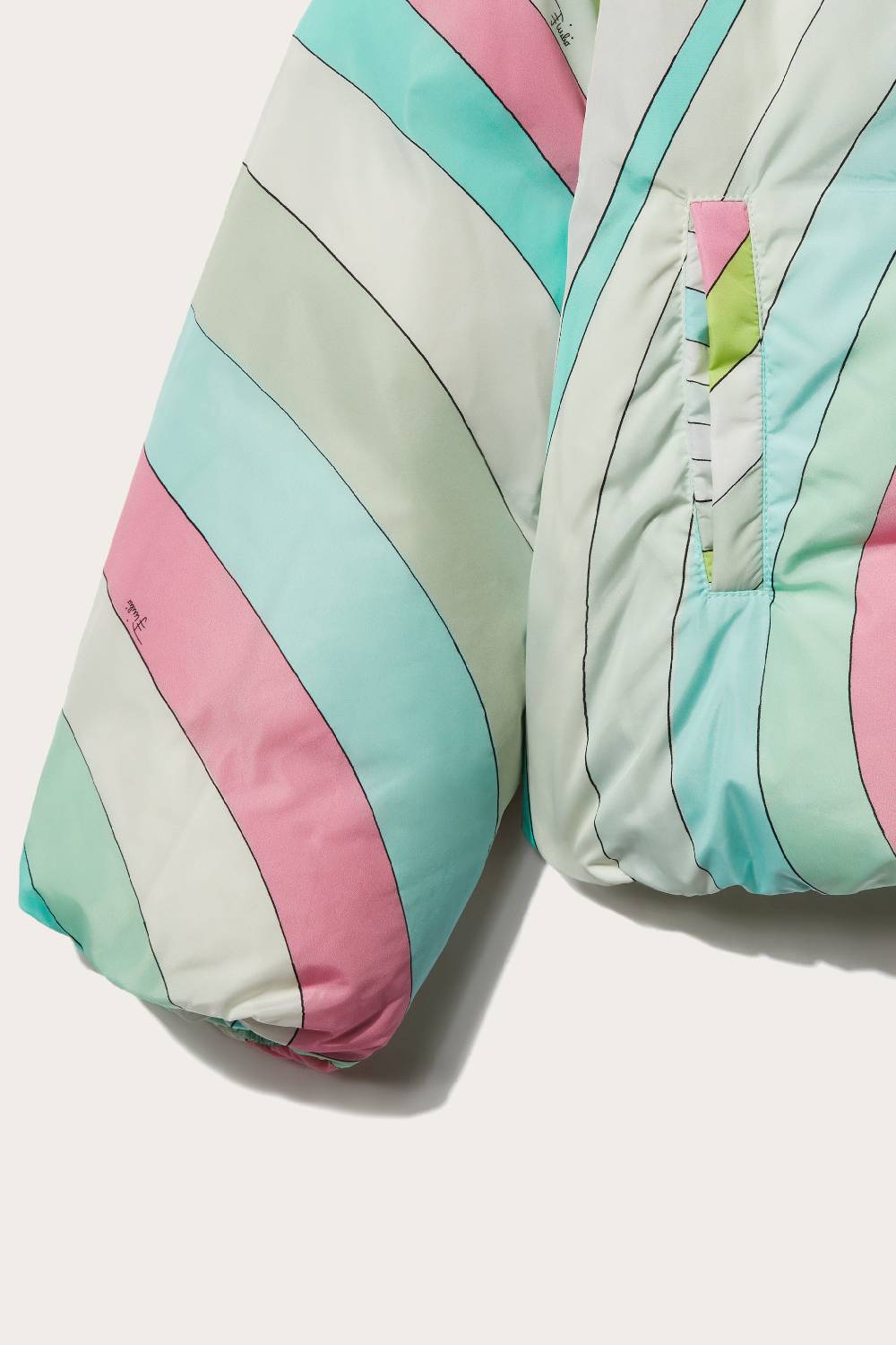 Pucci Iride-Print Puffer Jacket Qualità Garantita