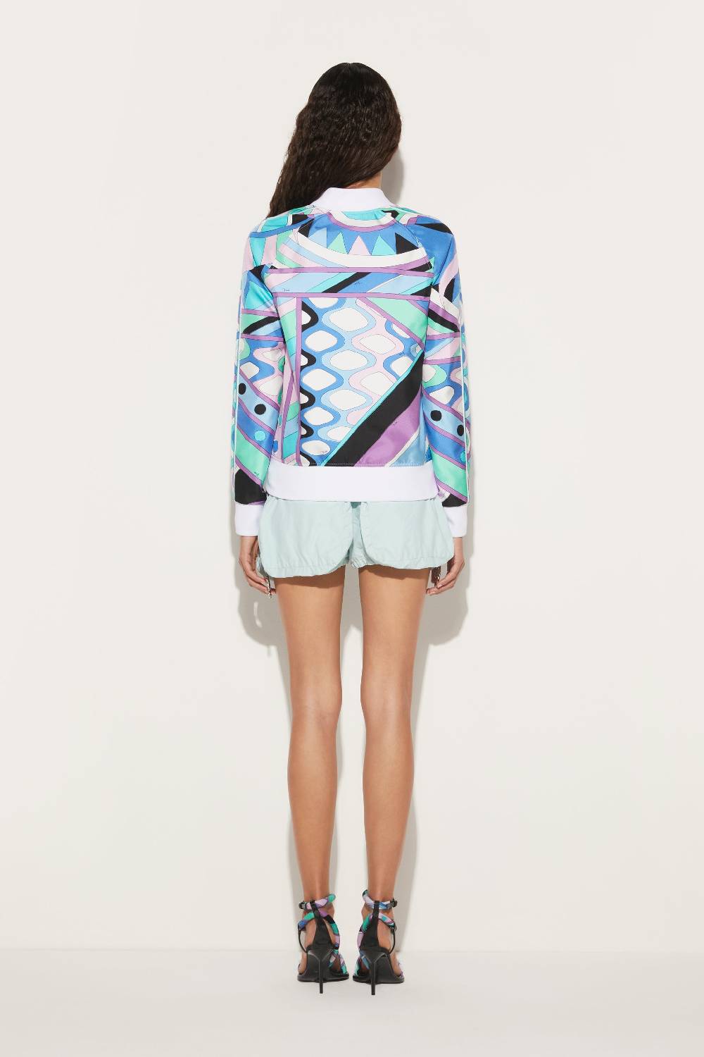 Pucci Bomber in seta con stampa Vivara Fino Al -60%