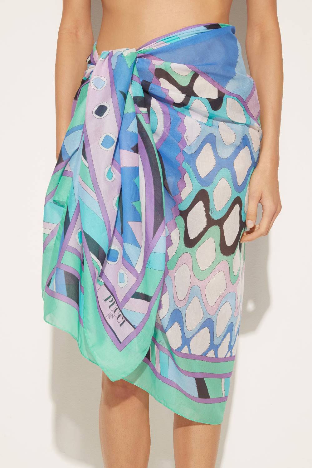 Pucci Sarong con stampa Vivara Smaltimento dello stoccaggio
