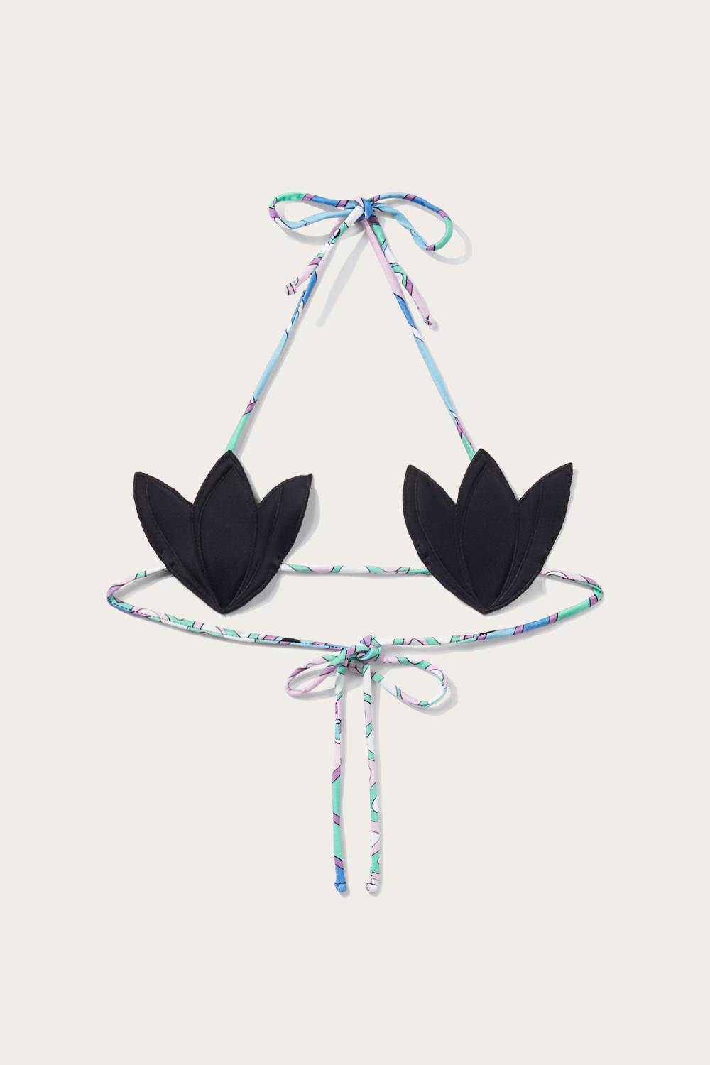 Pucci Top bikini con finiture Iride Offerte speciali
