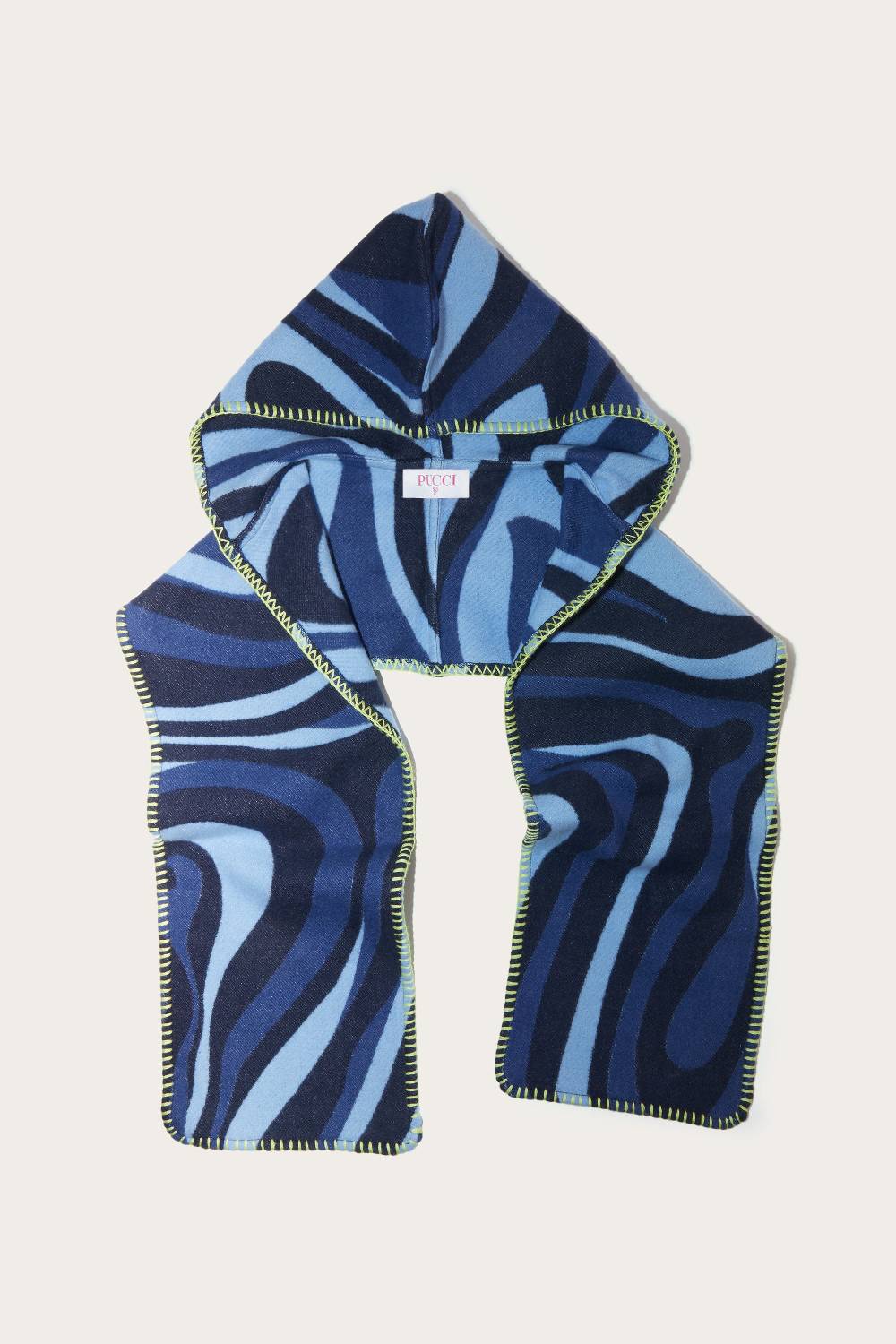Pucci Marmo-Print Hooded Scarf Super sconto