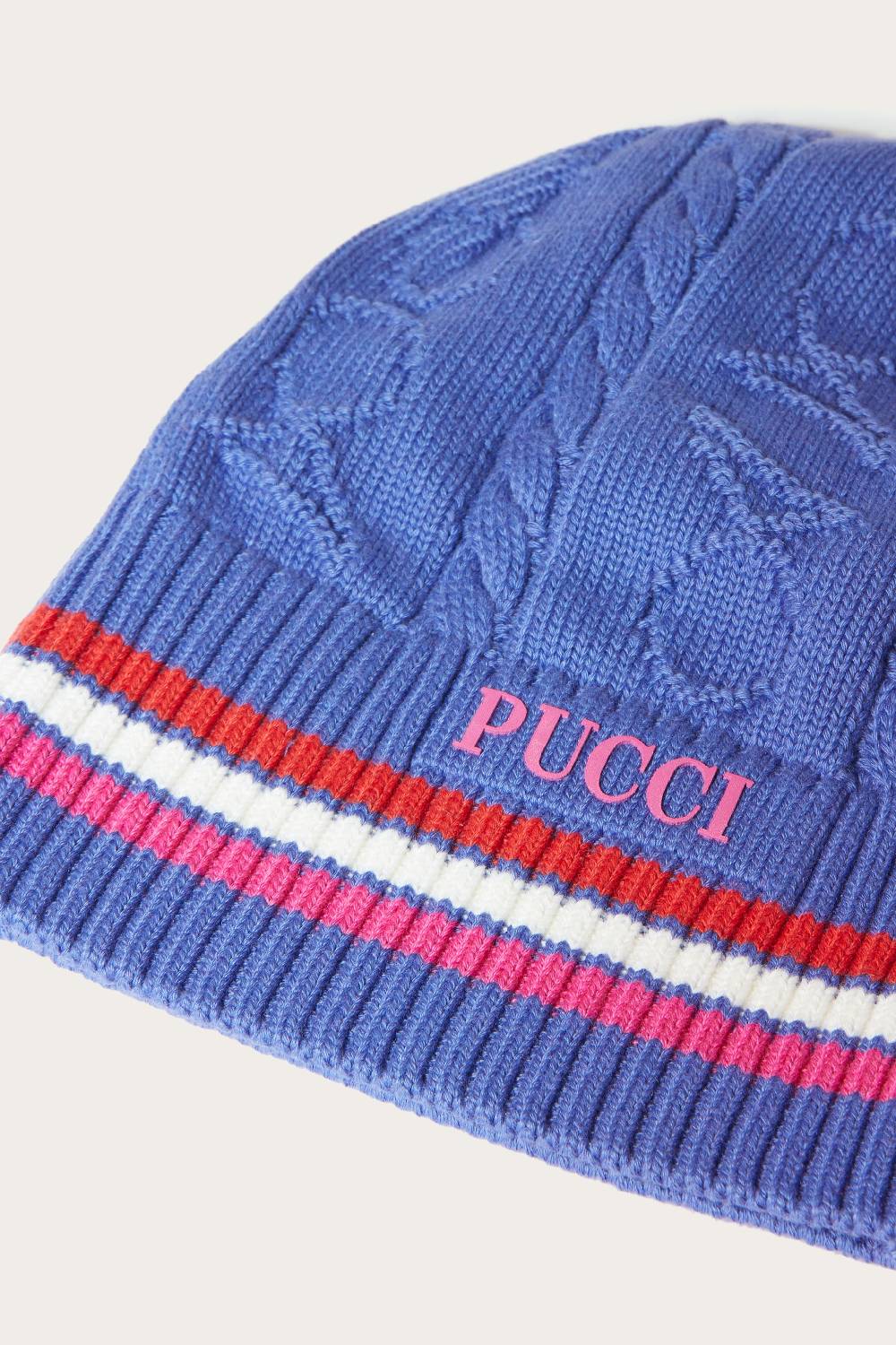 Pucci Logo-Appliqué Beanie Hat Enormi sconti