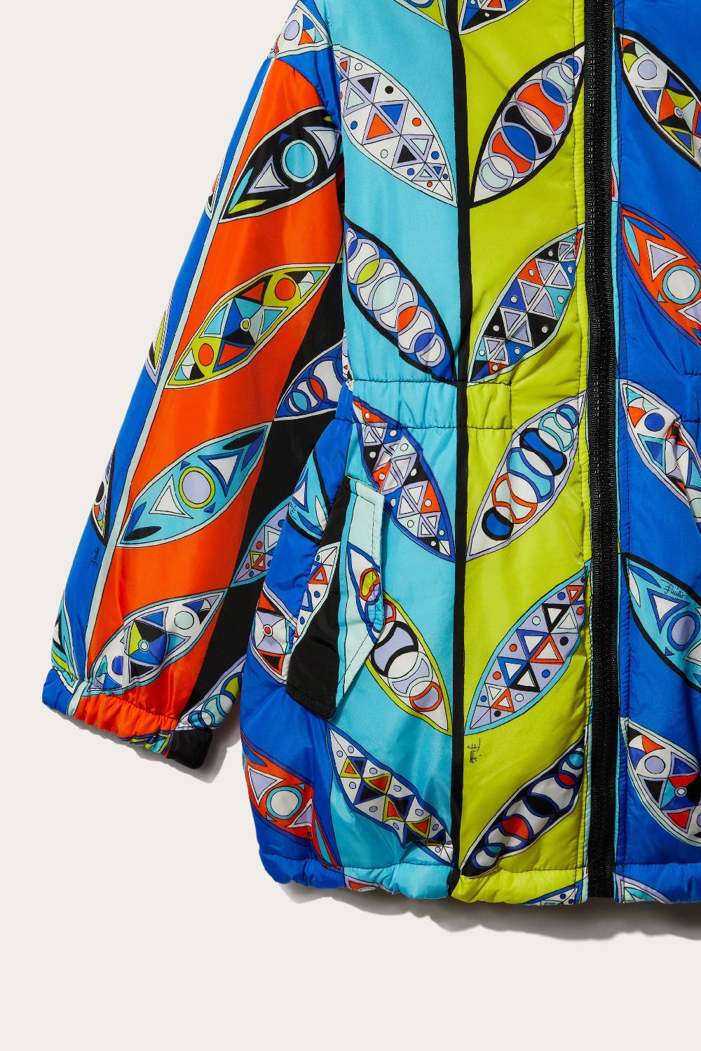Pucci Girandole-Print Hooded Jacket In vendita