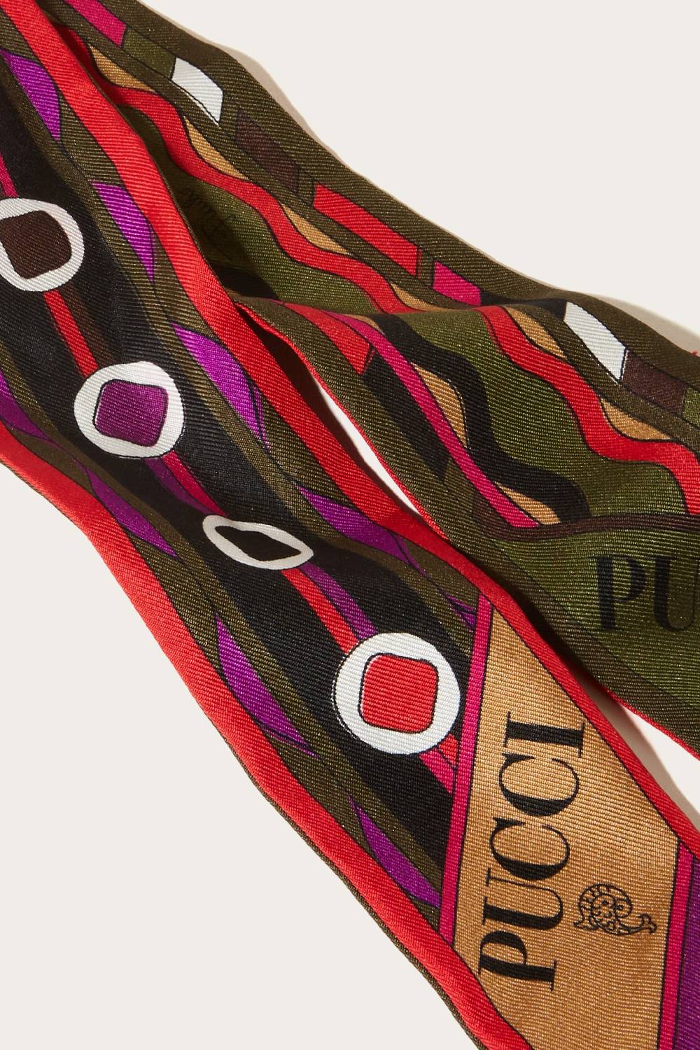 Pucci Foulard in seta con stampe Vivara e Bersaglio Italy