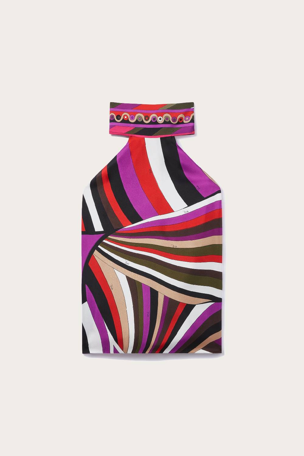Pucci Top in seta con stampa Iride Italia