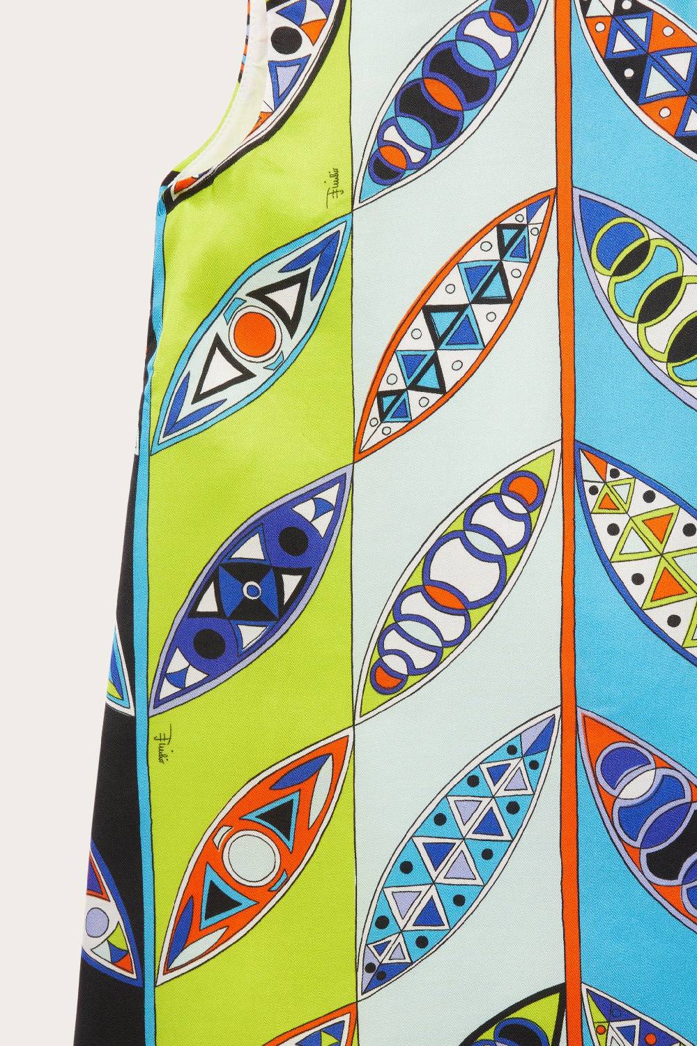 Pucci Girandole-Print Dress Vendita