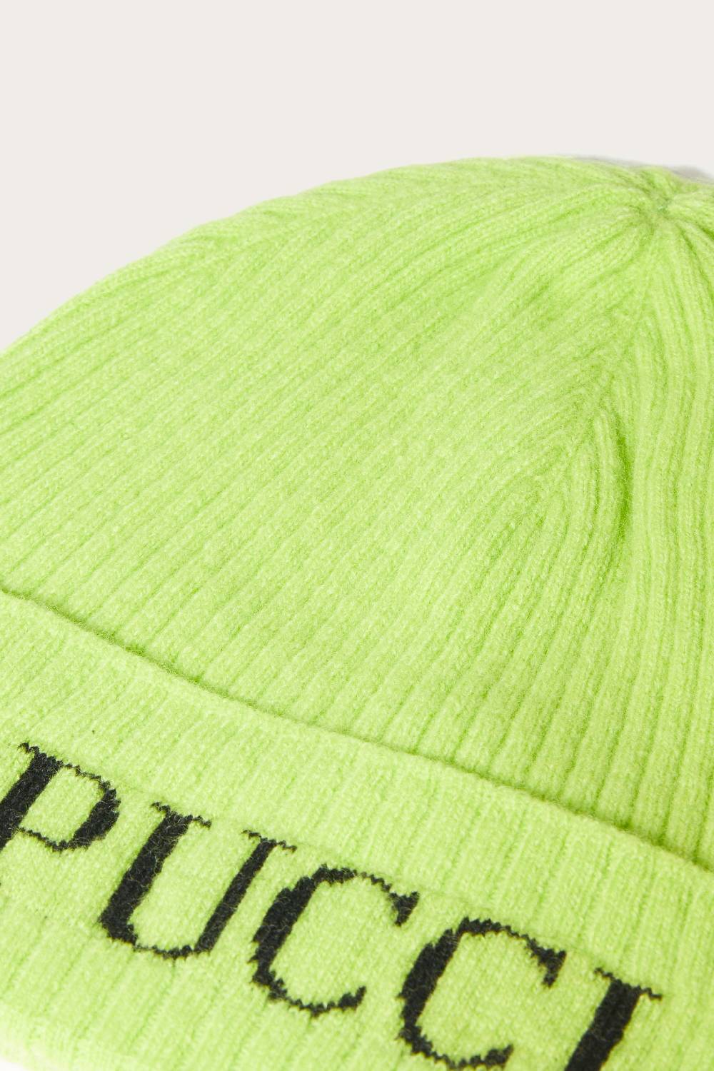Pucci Logo-Intarsia Beanie Hat Pezzi Unici