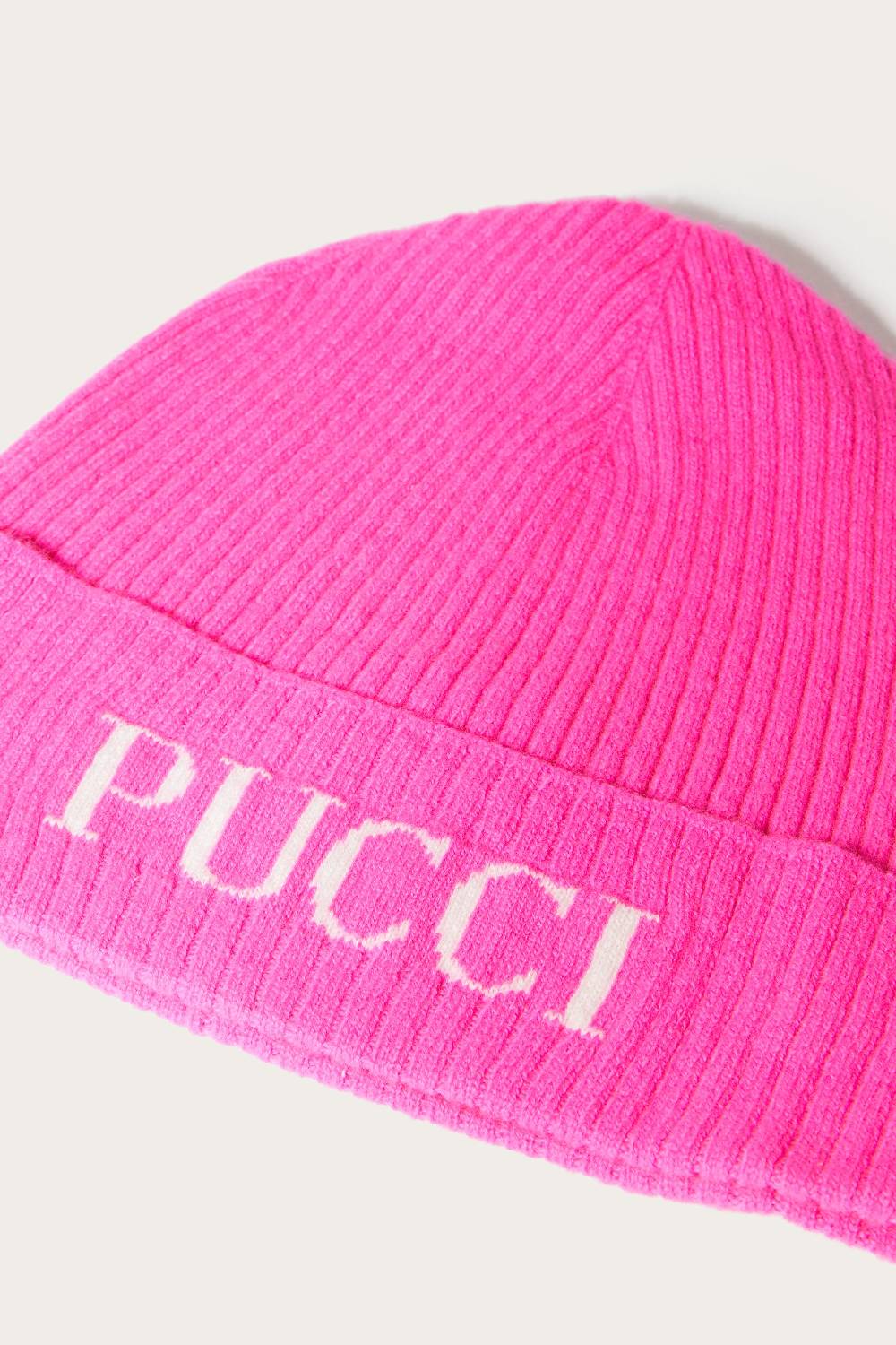 Pucci Logo-Intarsia Beanie Hat Soddisfazione Garantita