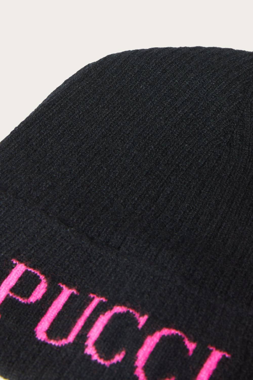 Pucci Logo-Intarsia Beanie Hat Qualità Garantita