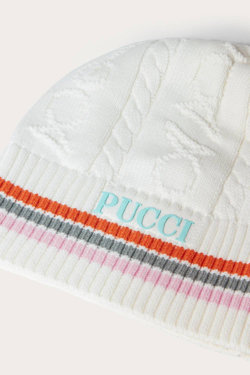 Pucci Logo-Appliqué Beanie Hat Saldi