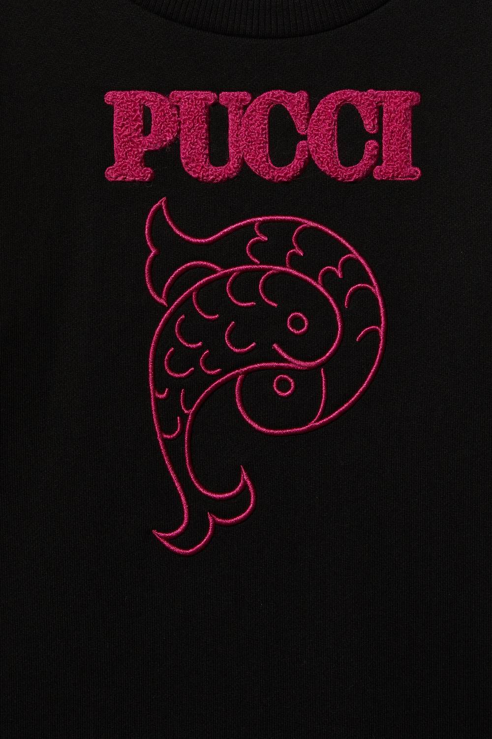 Pucci Logo-Embroidered Cotton Dress Hotsell