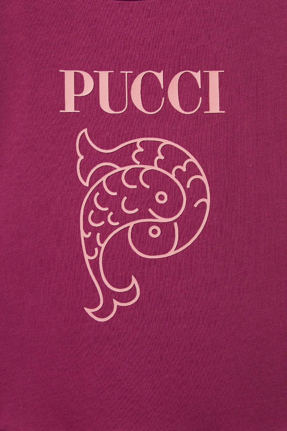Pucci Logo-Print Cotton Dress Vendita Calda