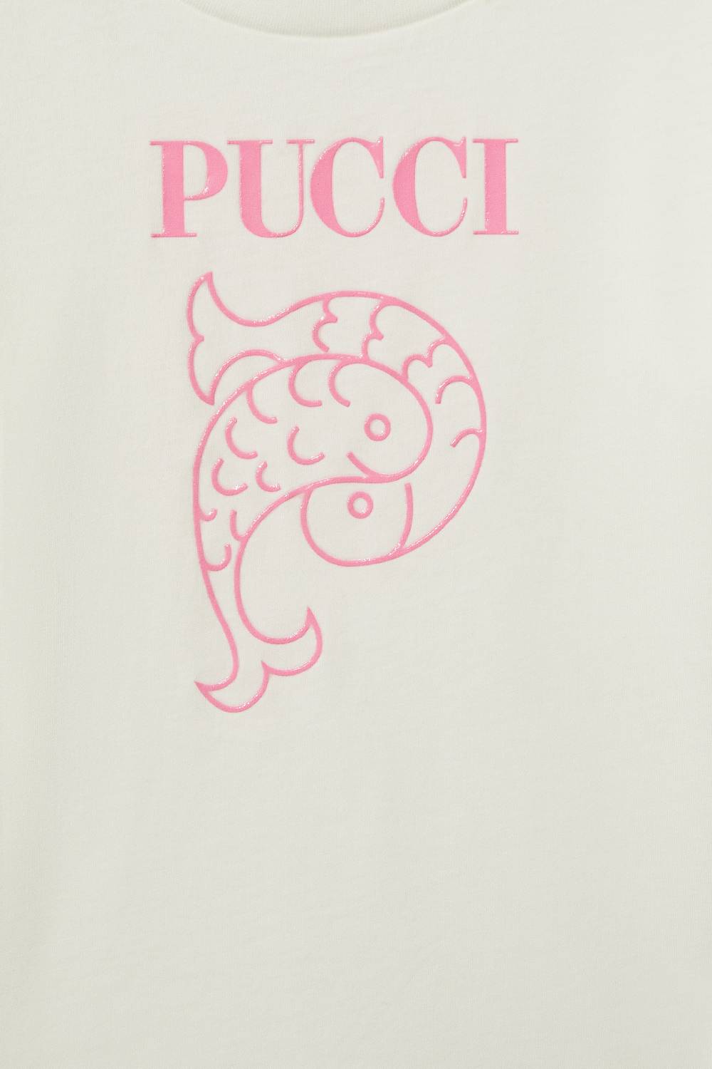 Pucci Logo-Print Cotton T-Shirt Negozio