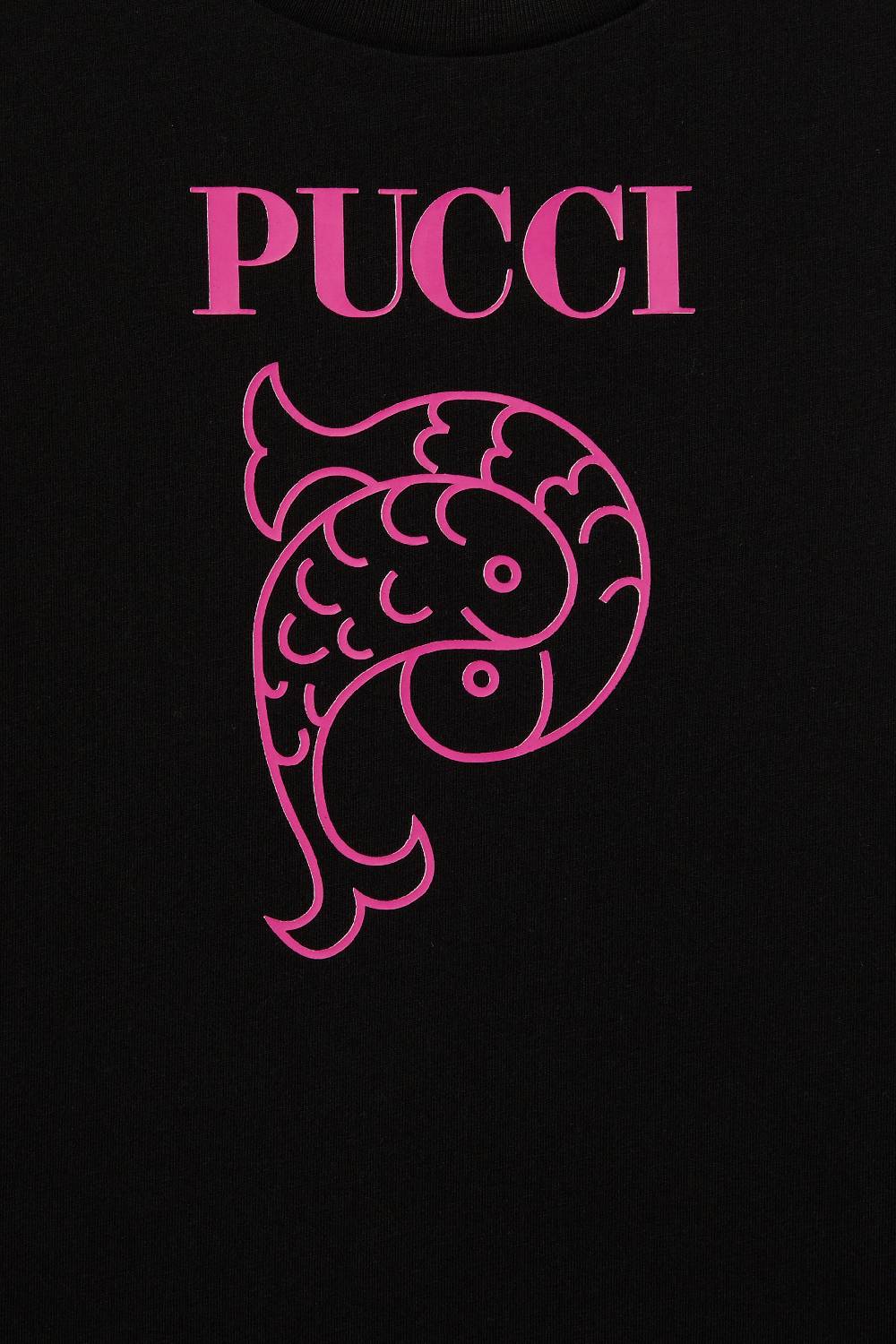 Pucci Logo-Print Cotton T-Shirt Nuova