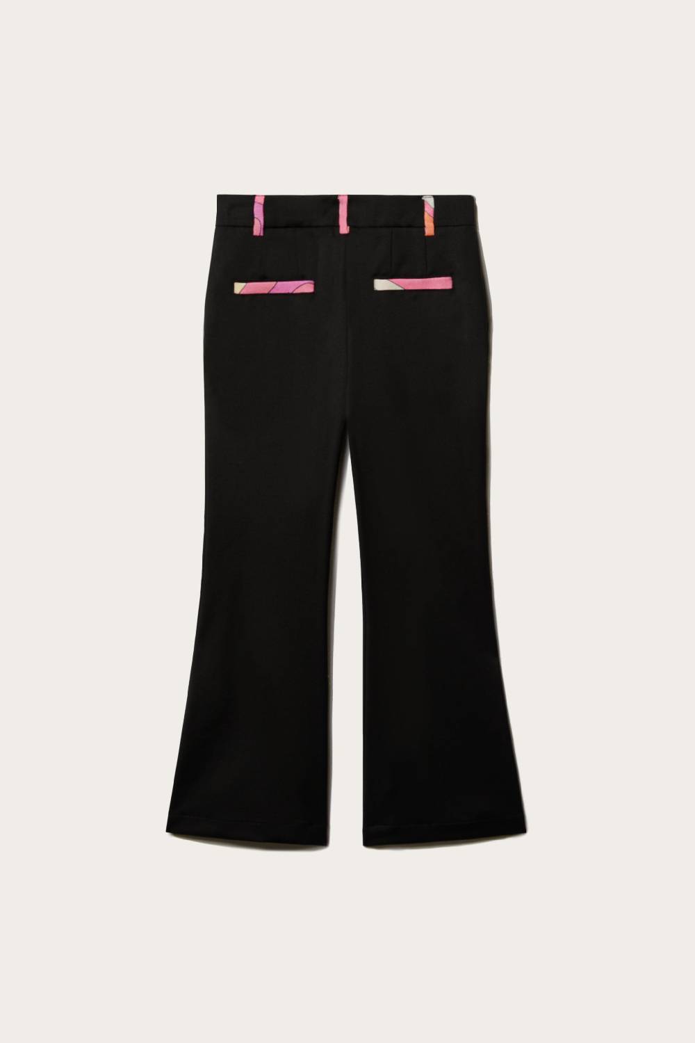 Pucci Marmo-Print Wool Trousers Moda