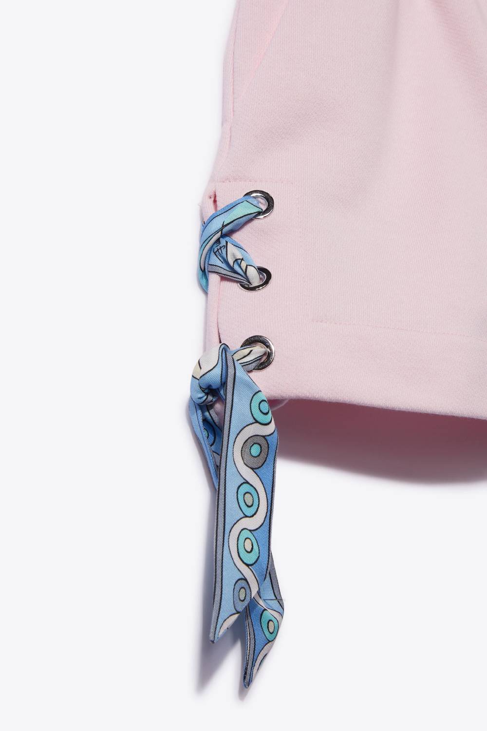 Pucci Pesci-Print Cotton Shorts Comprare a buon mercato
