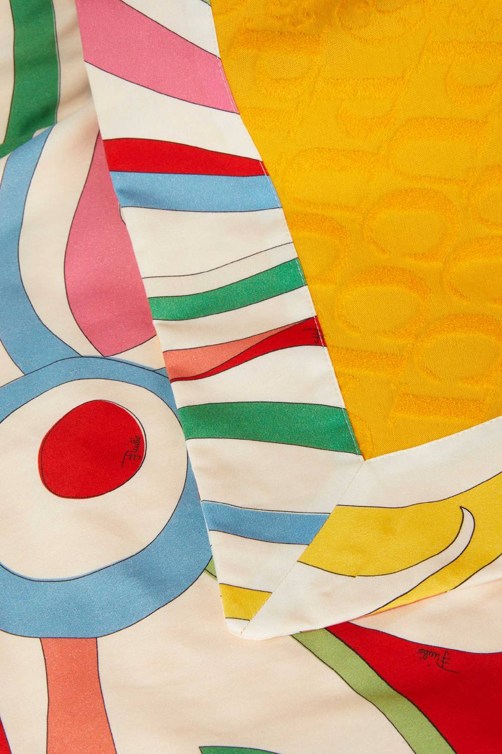 Pucci Marmo-Print Logo-Jacquard Towel Offerta esclusiva
