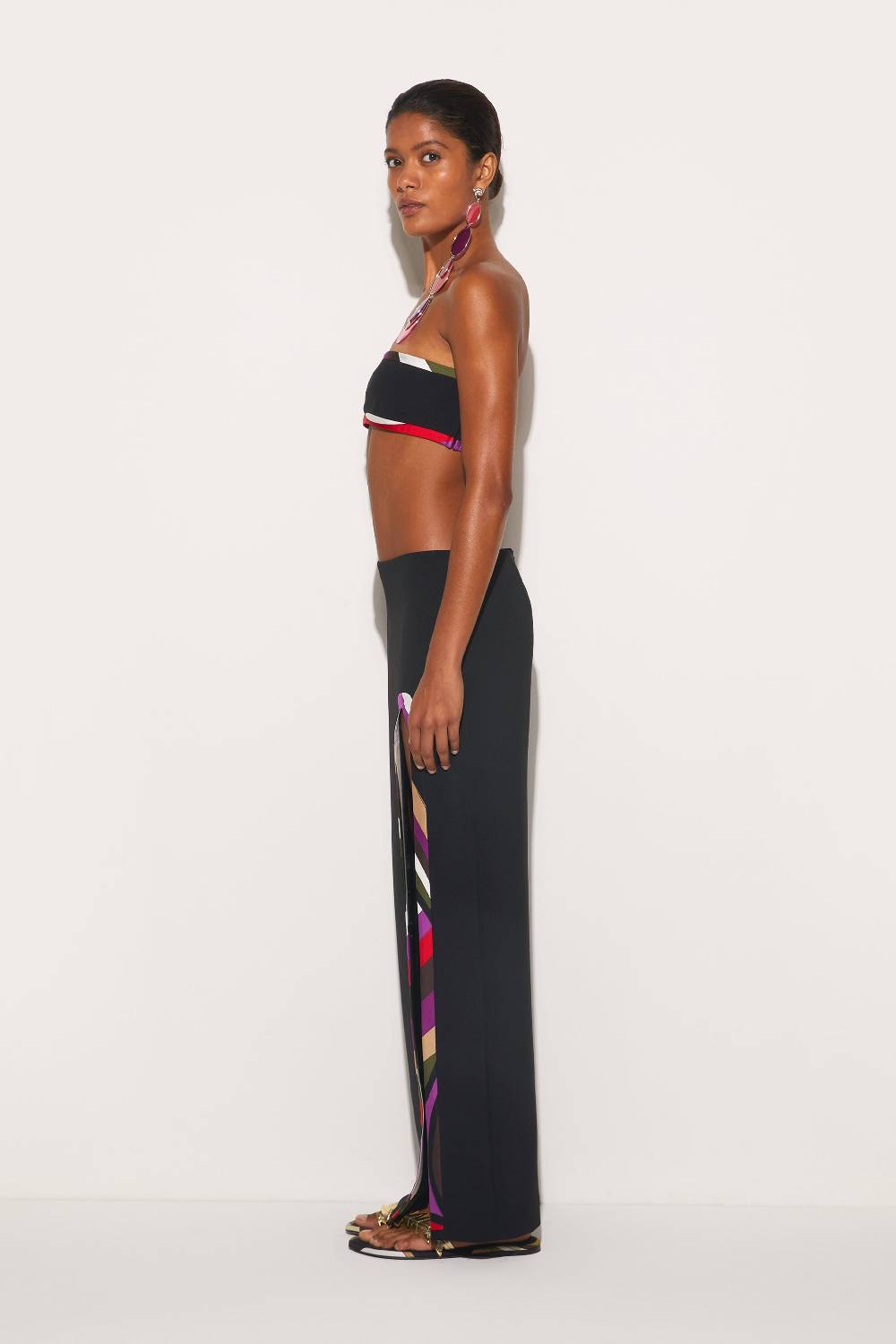 Pucci Top a fascia con finiture Iride Offerta natalizia
