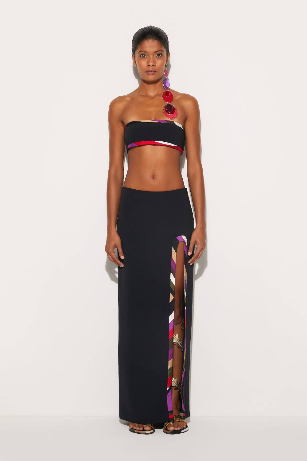 Pucci Gonna lunga con finiture Iride Offerta Pasqua